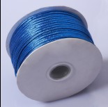 Zdjęcie - Sznurek do sutaszu chiński metallic blue 2.5mm